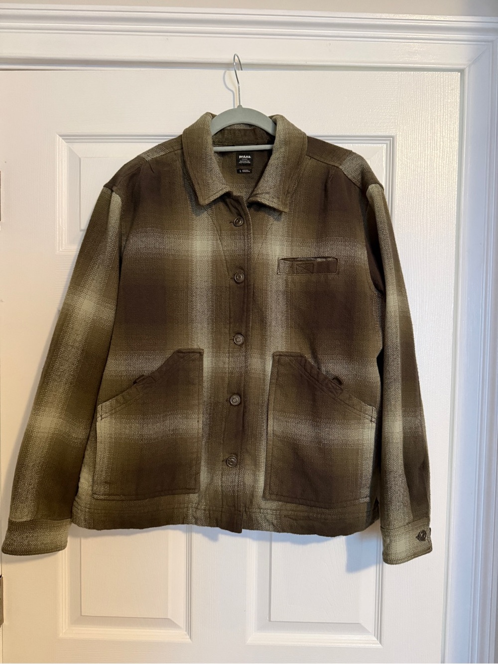 Prana Green Cotton Jacket